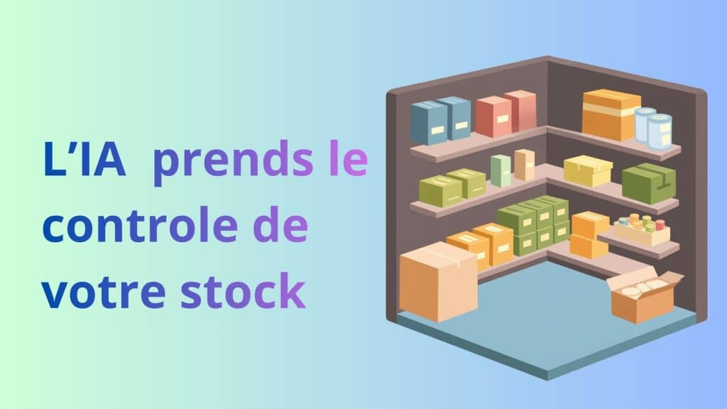 Image représentant l'IA dans la gestion de stock en entreprise.